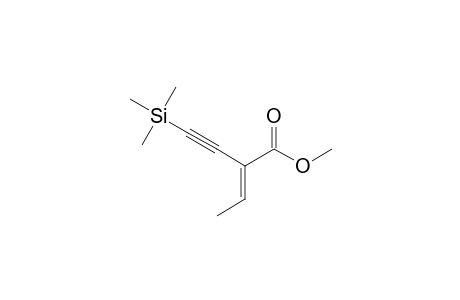 (E)-2-(2-trimethylsilylethynyl)-2-butenoic acid methyl ester