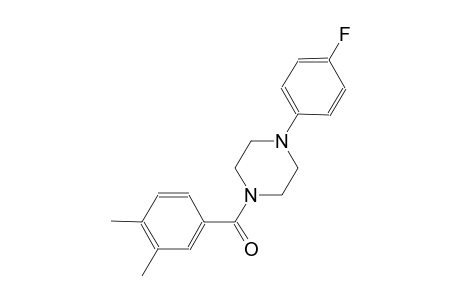 1-(3,4-dimethylbenzoyl)-4-(4-fluorophenyl)piperazine