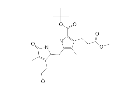 RAC-9-(TERT.-BUTOXYCARBONYL)-4,5-DIHYDRO-3-(2-HYDROXYETHYL)-8-[2-(METHOXYCARBONYL)-ETHYL]-2,7-DIMETHYL-DIPYRRIN-1(10H)-ONE