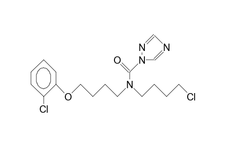 N-(4-Chloro-butyl)-N-(4-[2-chloro-phenoxy]-butyl)-1,2,4-triazol-1-carboxamide