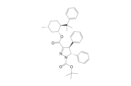 (-)-(1R,2S,5R)-8-Phenylmenthyl 3-((4S,5R)-1-tert-butoxycarbonyl-4,5-dihydro-4,5-diphenyl-1H-prazole)carboxylate