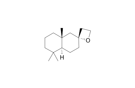 3,4,4a,5,6,7,8,8a-Octahydro-5,5,8a-trimethyl-spiro[naphthalen-2(1H),2'-oxethane]