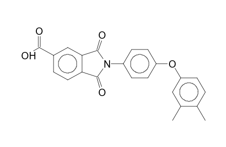 2-[4-(3,4-Dimethylphenoxy)phenyl]-1,3-dioxo-5-isoindolinecarboxylic acid