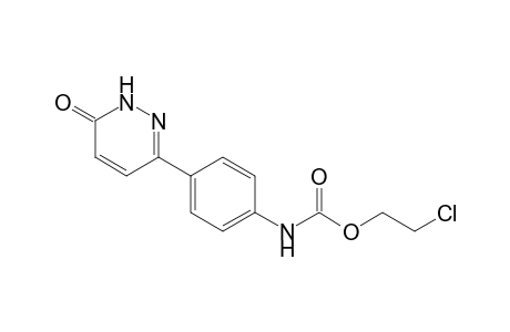 Carbamic acid, [4-(1,6-dihydro-6-oxo-3-pyridazinyl)phenyl]-, 2-chloroethyl ester