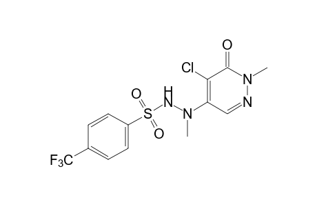 alpha,alpha,alpha-TRIFLUORO-p-TOLUENESULFONIC ACID, 2-(5-CHLORO-1,6-DIHYDRO-1-METHYL-6-OXO-4-PYRIDAZINYL)-2-METHYLHYDRAZIDE