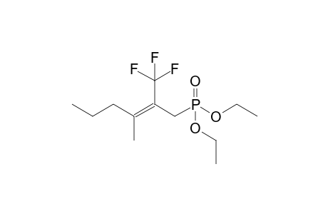 Diethyl 3-methyl-2-trifluoromethylhex-2-enylphosphonate