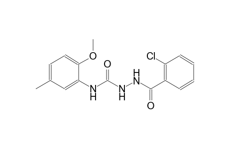 2-(2-chlorobenzoyl)-N-(2-methoxy-5-methylphenyl)hydrazinecarboxamide
