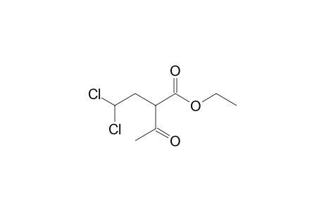 Ethyl .alpha.-acetyl-.gamma.,.gamma.-dichlorobutanoate