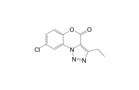 8-Chloranyl-3-ethyl-[1,2,3]triazolo[5,1-c][1,4]benzoxazin-4-one