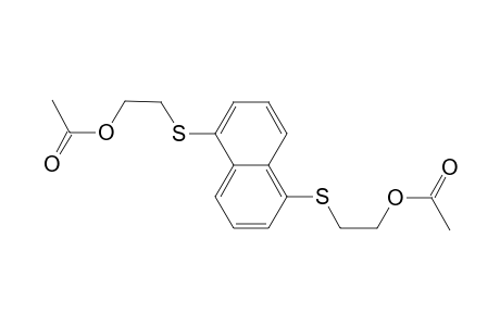 2-[(5-([2-(Acetyloxy)ethyl]sulfanyl)-1-naphthyl)sulfanyl]ethyl acetate