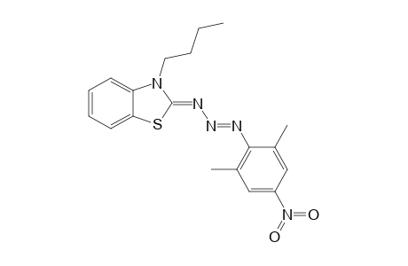 (E)-3-(3-BUTYLBENZOTHIAZOLIN-2-YLIDEN)-1-(2,6-DIMETHYL-4-NITROPHENYL)-TRIAZEN