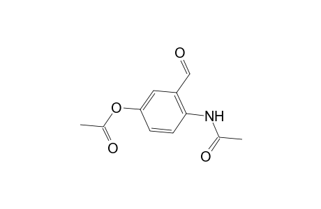 (4-acetamido-3-formyl-phenyl) acetate