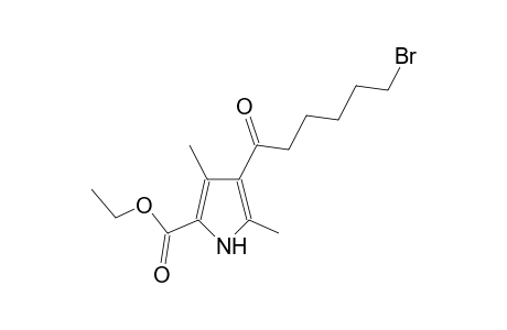 ethyl 4-(6-bromohexanoyl)-3,5-dimethyl-1H-pyrrole-2-carboxylate