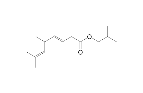 Isobutyl (E)-5,7-Dimethylocta-3,6-dienoate