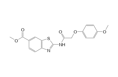6-benzothiazolecarboxylic acid, 2-[[(4-methoxyphenoxy)acetyl]amino]-, methyl ester