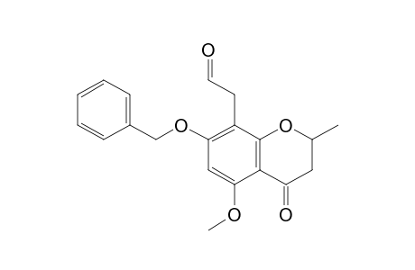 7-Benzyloxy-8-(formylmethyl)-5-methoxy-2-methylchroman-4-one