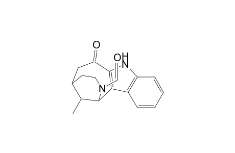 2-Formyl-13-methyl-7-oxo-2,3,4,5,6,7-hexahydro-1,5-methano-1H-azonino[4,3-b]indole