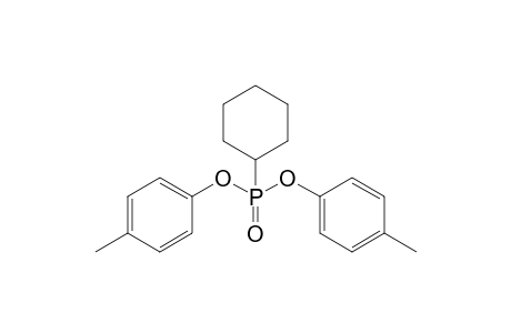 Bis(4-methylphenyl) cyclohexylphosphonate