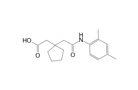 {1-[2-(2,4-dimethylanilino)-2-oxoethyl]cyclopentyl}acetic acid