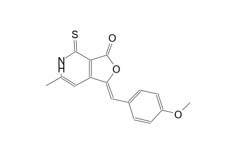 furo[3,4-c]pyridin-3(1H)-one, 4,5-dihydro-1-[(4-methoxyphenyl)methylene]-6-methyl-4-thioxo-, (1Z)-