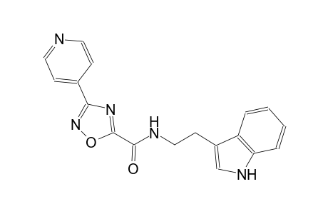 1,2,4-oxadiazole-5-carboxamide, N-[2-(1H-indol-3-yl)ethyl]-3-(4-pyridinyl)-