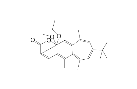 (PM,3RS)-13-(t-butyl)-3-ethoxy-3-methoxy-9,11,15-trimethyl-4-oxatricyclo[8.5.0.0(2,6)]pentadeca-1,6,8,10,12,14-hexaen-5-one