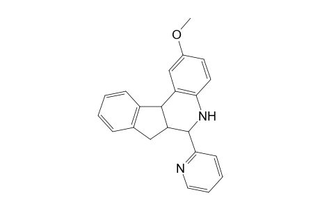 2-Methoxy-6-(pyridin-2-yl)-6,6a,7,11b-tetrahydro-5H-indeno[2,1-c]quinoline