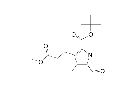 TERT.-BUTYL-5-FORMYL-4-METHYL-3-(2-METHOXYCARBONYLETHYL)-PYRROL-2-CARBOXYLATE