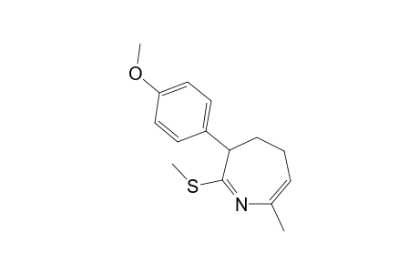 3-(4-Methoxyphenyl)-7-methyl-2-(methylsulfanyl)-4,5-dihydro-3H-azepine