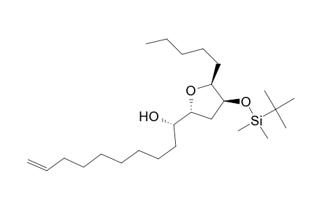 (1S)-1-[(2R,4S,5S)-4-[tert-butyl(dimethyl)silyl]oxy-5-pentyl-2-oxolanyl]-9-decen-1-ol