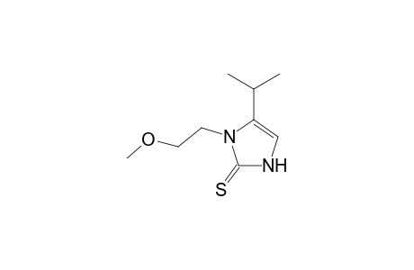 2H-imidazole-2-thione, 1,3-dihydro-1-(2-methoxyethyl)-5-(1-methylethyl)-
