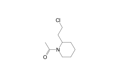 1-[2-(2-chloroethyl)-1-piperidinyl]ethanone