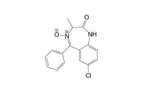 2H-1,4-Benzodiazepin-2-one, 7-chloro-1,3-dihydro-3-methyl-5-phenyl-, 4-oxide