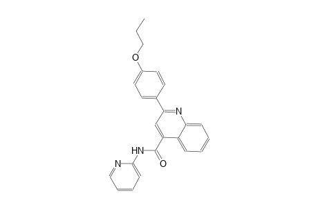 2-(4-propoxyphenyl)-N-(2-pyridinyl)-4-quinolinecarboxamide