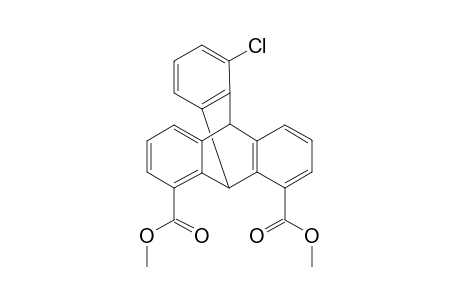 9,10[1',2']-Benzenoanthracene-1,8-dicarboxylic acid, 16-chloro-9,10-dihydro-, dimethyl ester