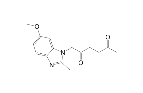 1-(6-Methoxy-2-methyl-1''-benzimidazol-1-yl)hexane-2,5-dione