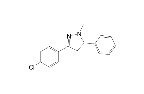 3-(4-Chlorophenyl)-1-methyl-5-phenyl-4,5-dihydro-1H-pyrazole