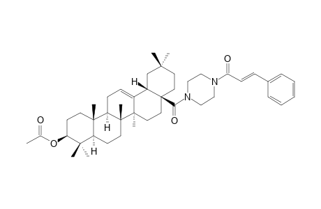 (3-ACETOXY-OLEAN-12-EN-28-YL)-(4-CINNAMAMIDO-PIPERAZIN-1-YL)-METHANONE