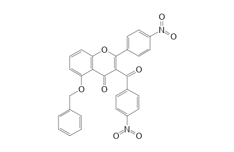 2-(4-nitrophenyl)-3-(4-nitrophenyl)carbonyl-5-phenylmethoxy-chromen-4-one