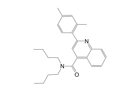 N,N-dibutyl-2-(2,4-dimethylphenyl)-4-quinolinecarboxamide