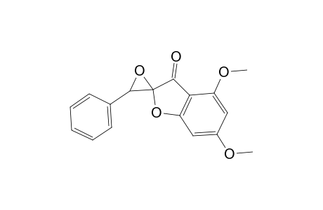 Spiro[benzofuran-2(3H),2'-oxiran]-3-one, 4,6-dimethoxy-3'-phenyl-