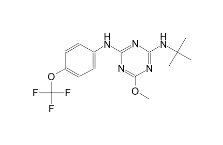 N-tert-Butyl-6-methoxy-N'-(4-trifluoromethoxy-phenyl)-[1,3,5]triazine-2,4-diamine
