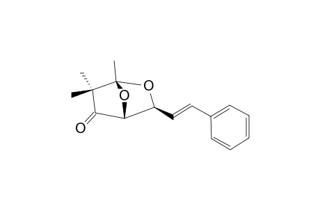 1,6,6-TRIMETHYL-3-STYRYL-2,7-DIOXABICYCLO-[2.2.1]-HEPTAN-5-ONE