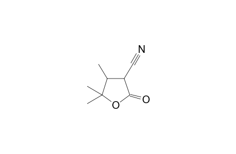 3-Cyano-4,5,5-trimethyl-tetrahydrofuranone