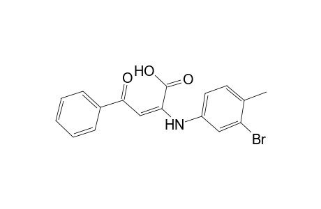 (E)-2-(3-bromo-4-methyl-anilino)-4-keto-4-phenyl-but-2-enoic acid