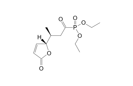 Diethyl [(S)-3-((S)-5-oxo-2,5-dihydrofuran-2-yl)butanoyl]phosphonate