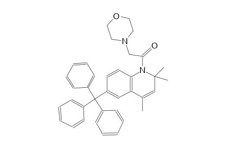 2,2,4-trimethyl-1-(4-morpholinylacetyl)-6-trityl-1,2-dihydroquinoline
