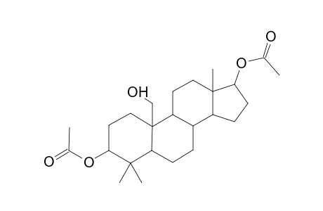 17-(Acetyloxy)-19-hydroxy-4,4-dimethylandrostan-3-yl acetate