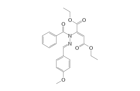 Diethyl 2-[(E)-1-Benzoyl-2-(4-methoxybenzylidene)hydrazinyl]fumarate