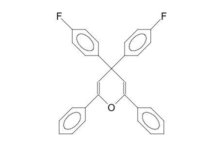 4,4-Bis(4-fluoro-phenyl)-2,6-diphenyl-4H-pyran